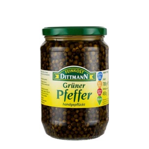 3710 Feinkost Dittmann Grüner Pfeffer 450g