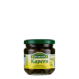 3900 Feinkost Dittmann Kapern mild wuerzig 125g