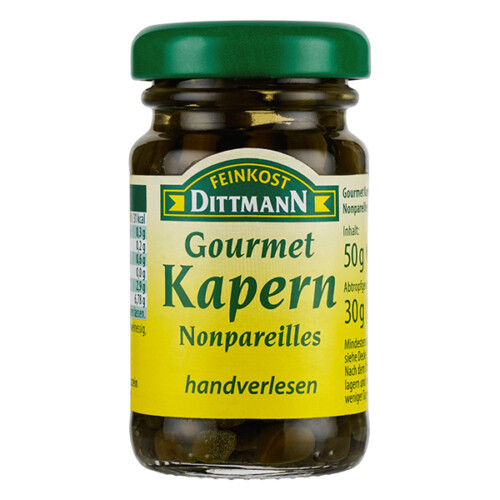 Feinkost Dittmann Gourmet Kapern Nonpareilles 30g – Bild 2