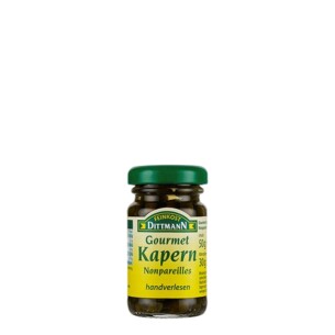 Feinkost Dittmann Gourmet Kapern Nonpareilles handverlesen im Glas 30 g