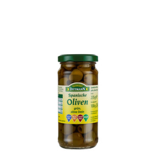 4007 Feinkost Dittmann Oliven grün ohne Stein 100g