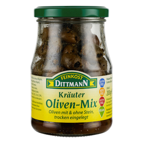 Feinkost Dittmann Kräuter Oliven-Mix 200g – Bild 2