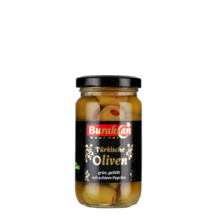 4053 Burakcan Türkische Oliven gefüllt mit Paprika 100g