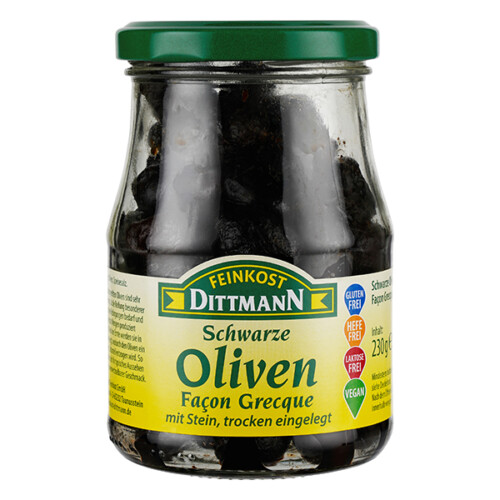 Feinkost Dittmann Oliven Facon Grecque naturgereift 230g – Bild 2