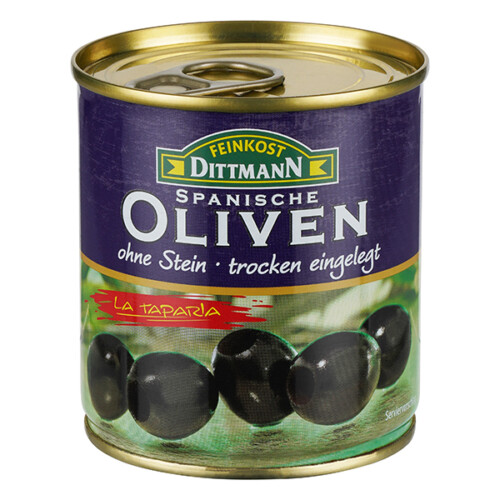 Feinkost Dittmann Oliven schwarz trocken ohne Stein 85g – Bild 2
