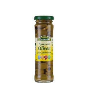 4833 Feinkost Dittmann Oliven grün ohne Stein 60g