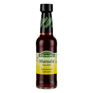 Feinkost Dittmann Marsala Sizilianischer Likörwein in Glasflasche 100 ml