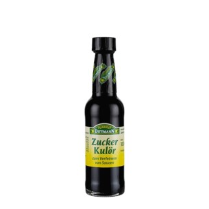 Feinkost Dittmann Zuckerkulör zum verfeinern von Saucen in Glasflasche 100 ml