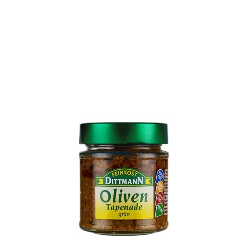 6019 Feinkost Dittmann Oliven Tapenade grün 130g