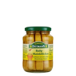 6145 Feinkost Dittmann Babymaiskölbchen 190g