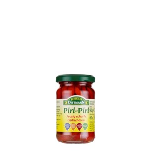 Feinkost Dittmann Piri-Piri feurig scharfe Chilischoten im Glas 60 g