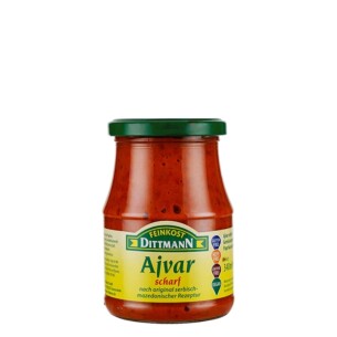 6341 Feinkost Dittmann Ajvar scharf 340ml