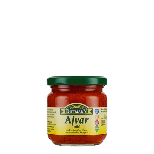 6393 Feinkost Dittmann Ajvar mild 182ml