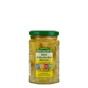 Feinkost Dittmann Mini Artischockenherzen mariniert in würziger Marinade 150 g