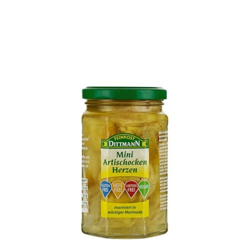 Feinkost Dittmann Mini Artischockenherzen mariniert in würziger Marinade 150 g