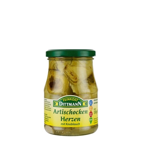 6800 Feinkost Dittmann Artischockenherzen mit Knoblauch 330g