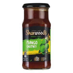 Sharwood's Green Label Mango Chutney mild in Glasflasche 530 g