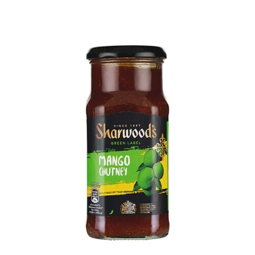 Sharwood's Green Label Mango Chutney mild in Glasflasche 530 g