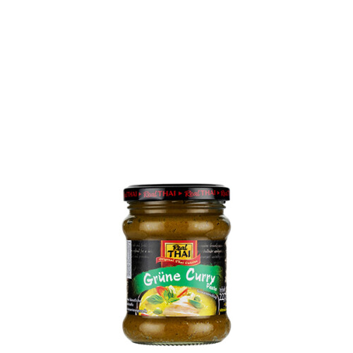 Real Thai grüne Curry Paste im Glas 227 g