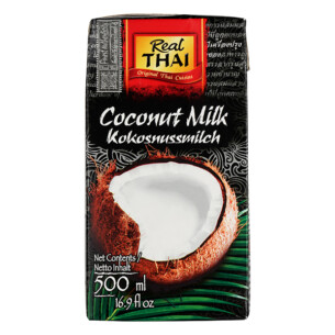Real Thai Kokosnussmilch 17 bis 19 % Kartontüte 500 ml