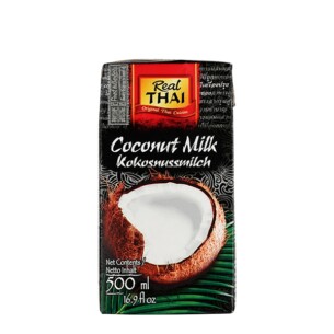 Real Thai Kokosnussmilch 17 bis 19 % in Pappkarton 500 ml
