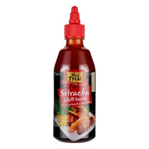 Real Thai Siracha Chili Sauce Plastikflasche 430 ml