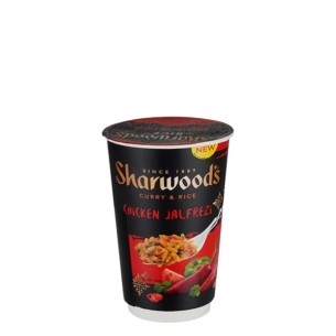 7500 Sharwoods Curry Rice Chicken Jalfrezi Pot 70g