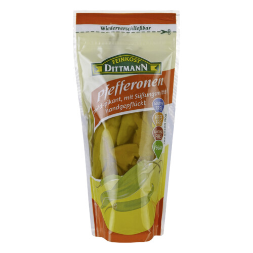 Feinkost Dittmann Pfefferonen mild-pikant 125g