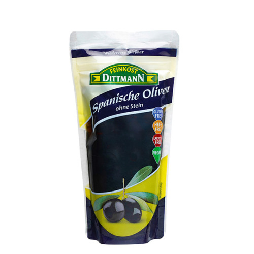 8100 Feinkost Dittmann Oliven schwarz ohne Stein 125g