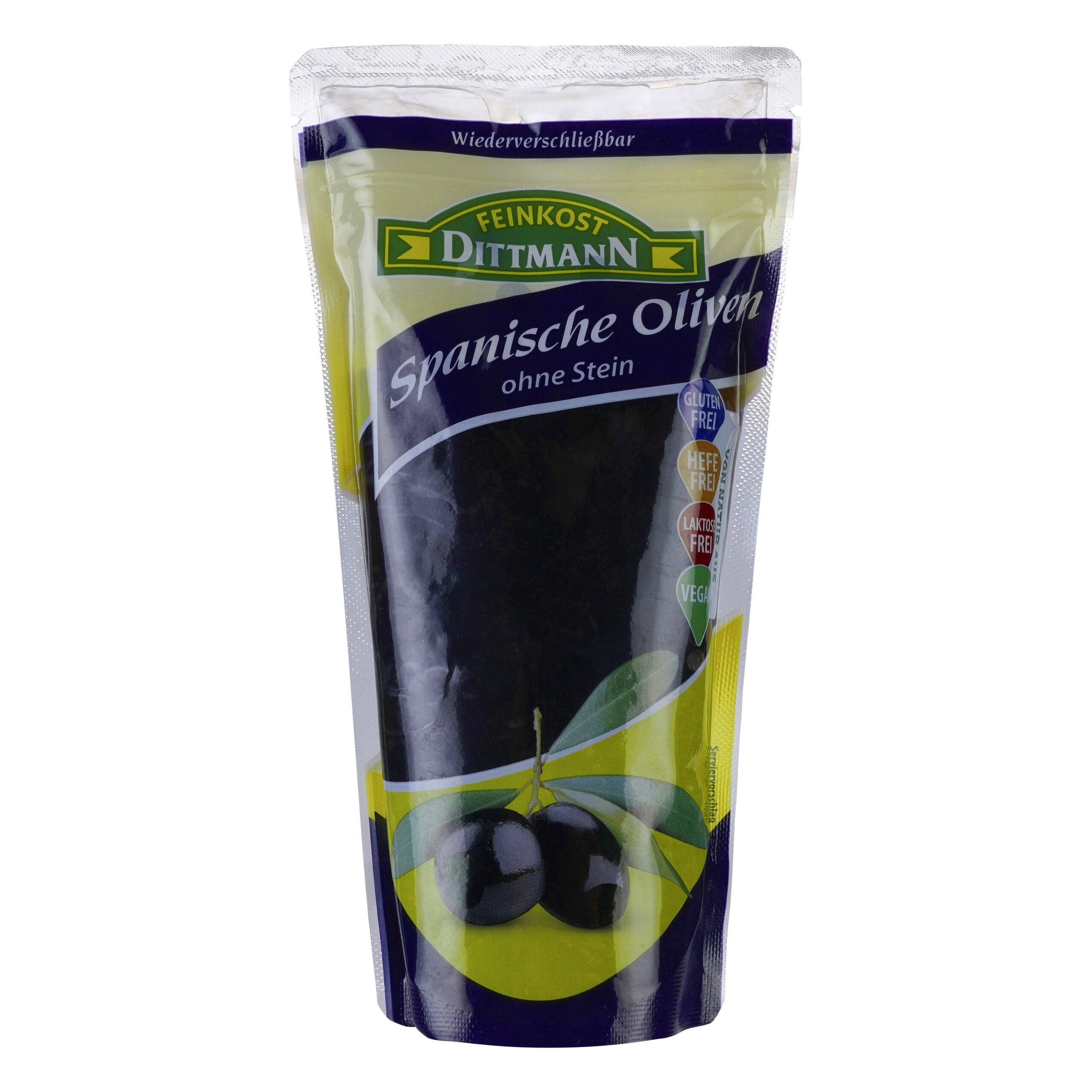 Feinkost Dittmann Oliven schwarz ohne Stein 125g