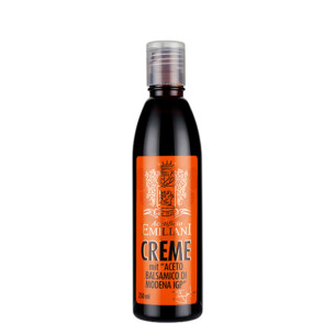 Emiliani Crema Balsamico Creme mit Aceto Balsamico di Modena I.G.P. Plastikflasche 250 ml