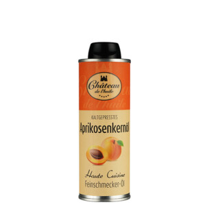 Chateau de l'huile kaltgepresstes Aprikosenöl in Blechflasche 250 ml