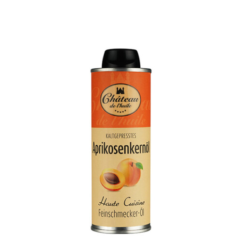 Chateau de l'huile kaltgepresstes Aprikosenöl in Blechflasche 250 ml