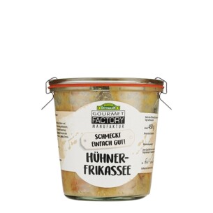 Feinkost-Dittmann Gourmet Factory Hühnerfrikassee 2er Pack in Einmachglas jeweils 450 g