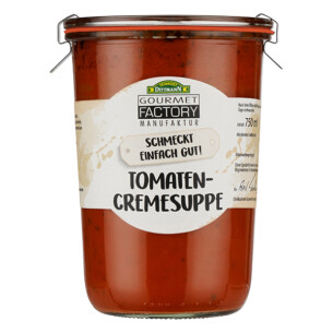 Gourmet Factory Tomatensuppe 2er-Pack in Einmachglas jeweils 750 ml