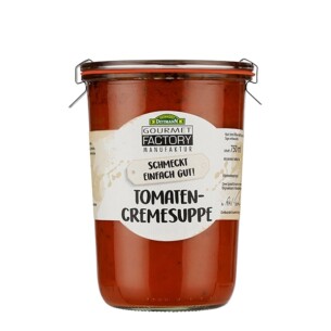 Feinkost Dittmann Gourmet Factory Tomaten Cremesuppe 2 er Pack in Einmachglas jeweils 700 g