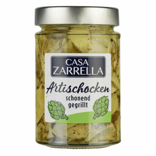 Casa Zarrella Artischocken schonend gegrillt im Glas 280 g