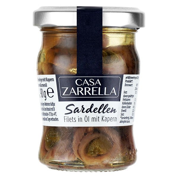 Casa Zarrella Sardellenringe 90g - Feinkost Dittmann