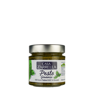 Casa Zarrella Pesto Genovese mit Grana Padano D.O.P. und Olivenöl im Glas 180 g