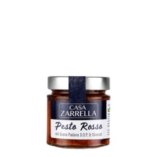 Casa Zarrella Pesto Rosso mit Grana Padano und Olivenöl im Glas 180 g