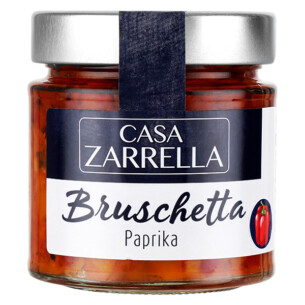 Casa Zarrella Bruschetta Paprika im Glas 180 g