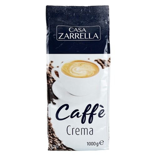 Casa Zarrella Caffè Crema Bohnen Papiertüte 1000 g
