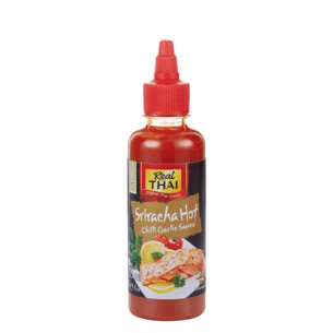 Real Thai Siracha Hot Chili Garlic Sauce Plastikflasche 250 ml