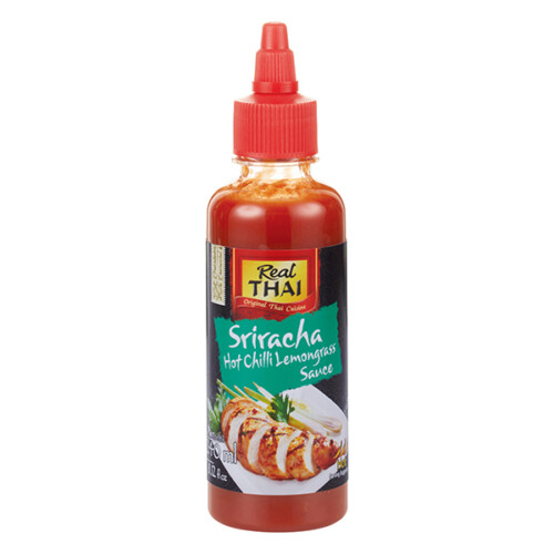 Real Thai Siracha Hot Chili Lemongrass Sauce Plastikflasche 240 ml