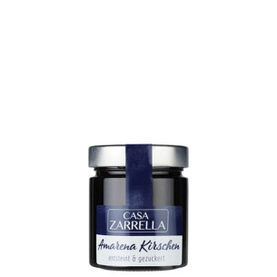 Casa Zarrella Amarena Kirschen entsteint und gezuckert im Glas 110 g