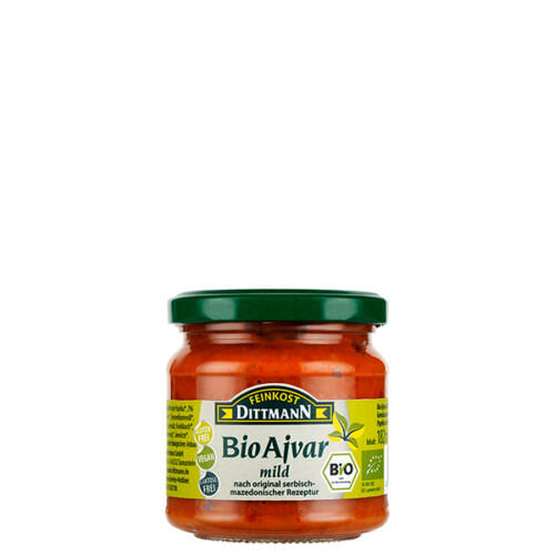 6302 Feinkost Dittmann Bio Ajvar 182ml