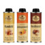 Chateau de l'huile Backset 3 Teilig Mandelöl in Blechflasche 250 ml kaltgepresstes Aprikosenöl in Blechflasche 250 ml Haselnussöl in Blechflasche 250 ml