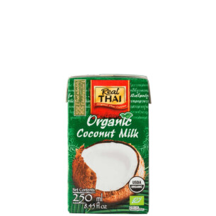 Real Thai Bio Kokosnussmilch Karton 250 ml