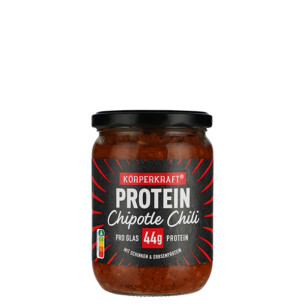 Körperkraft Protein Chipotle Chili mit Schinken und Erbsenprotein pro Glas 44 g Protein im Glas 530 g