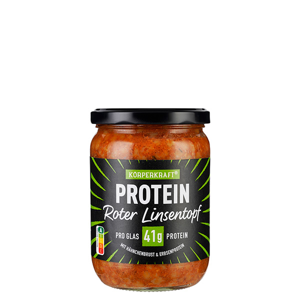 7461 Körperkraft Roter Linsentopf 530g